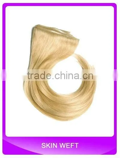 Remy Skin Weft Human Hair Extension European Human Hair