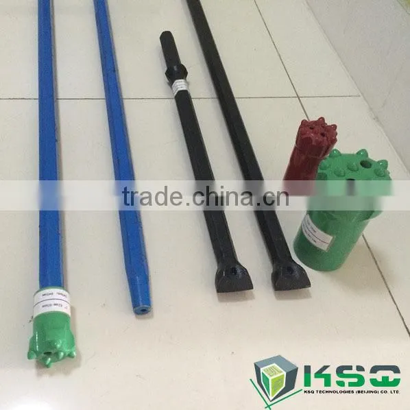24 mm Chisel Bits Shank 22mm x 108mm Integral Drilling Rods photo-6