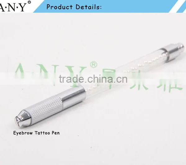 ANY Pearl Handle Manual Microrblading Eyebrow Embroidery Permanent Makeup Tattoo Pen photo-2