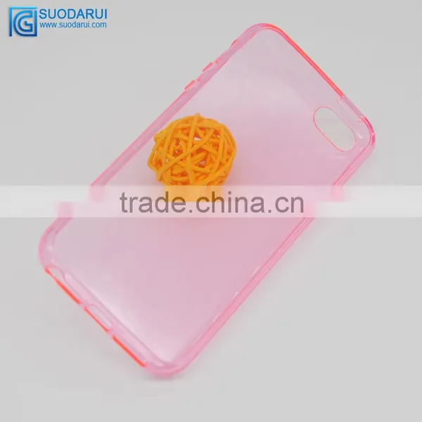 Mix Color Clear Soft TPU Cover Phone Cover Cases for IPhone se photo-4