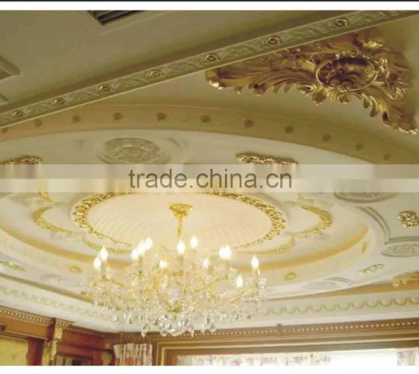 High Density Quality Factory Price pu Polyurethane Lamp Holder/pu Foam Ceiling Moulding/medallion photo-3