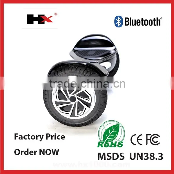 HX Manufacturer Patented 8 Inch 2 Wheel Electric Self Balance Standing Scooter With Bluetooth UL2272 Certificate photo-2