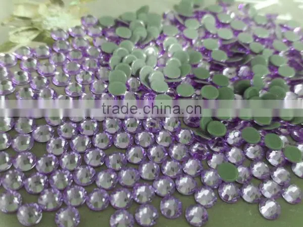 Extremly Shine Low Defect Good Quality Ss20 Tanzantite Color Dmc Hot Fix Stone photo-3