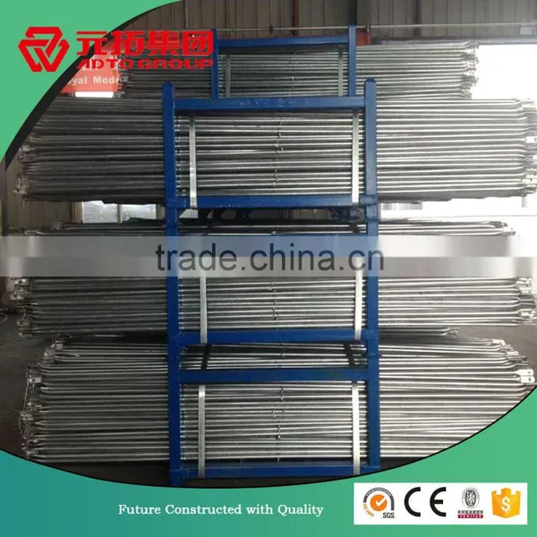 Tianjin Factory Supply S-style 2'x6'4'' 2'x5'' Narrow Frame Type Scaffolding Construction Materials SGS Test photo-3
