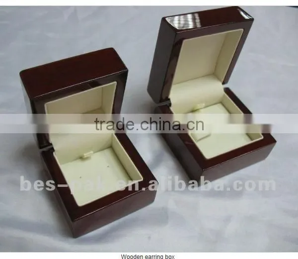 Nabuka Top Wooden Earring Jewelry Box photo-2