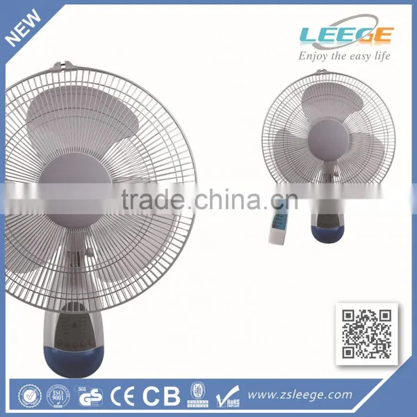 3 Speed ac dc Electric 14" 16" Wall Fan photo-3