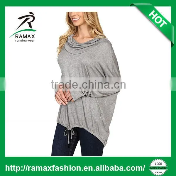 Ramax Custom Women Loose Fit Long Sleeve Sweatshirt Tops With Thumb Hole photo-2