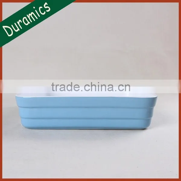 Ceramic bakeware with stoneware and popular design baking dish