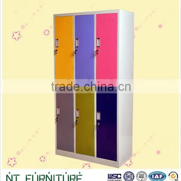 Promotion Best Selling Manufacturer,steel 6 Doors Clothes Cabinet Locker photo-2