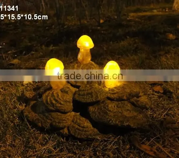 Resin Mushroom Solar Lights for Garden photo-3
