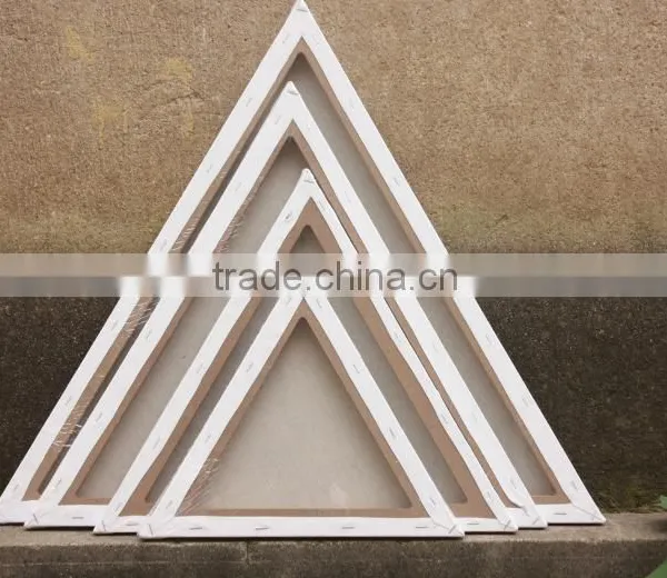 Cotton Triangle Stretched Canvas