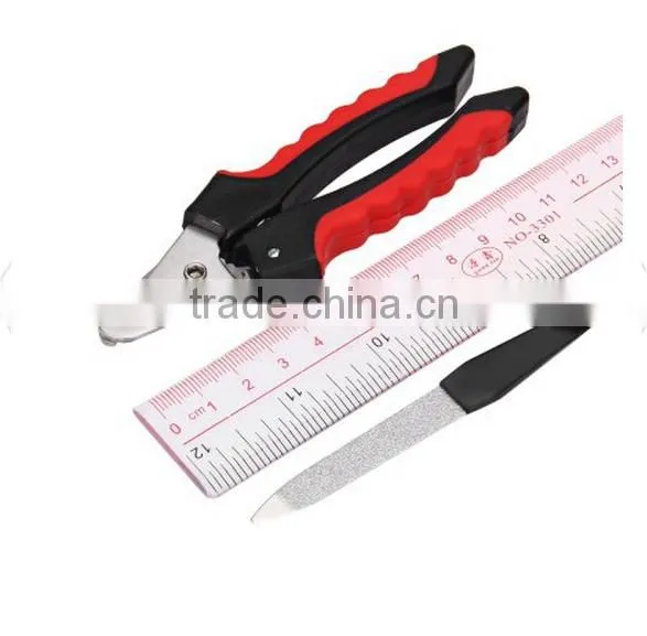 Pet Nail Clipper / File Dog Cat Bird Toenail Pruning Tool Set / Pet Nail Clippers With Rasp photo-3