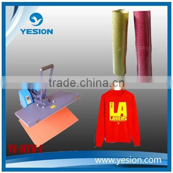 China Manufacturer Best Quality Cheap Price pu Pvc Transfer Film Glitter Textile Vinyl photo-4