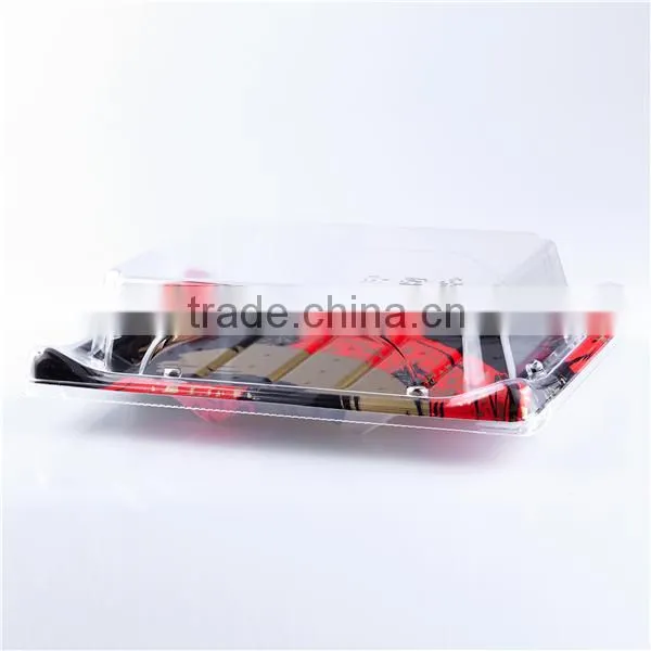 Disposable Restangular Food Container With Lid Clear photo-2