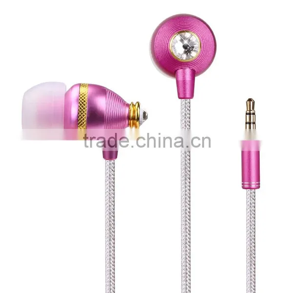 Factory Good Quality BENWIS EMP 100 Diamond Design Wired Earphone for IPhone,for IPad, for Samsung Mobile Phone Earphone With Mi photo-3