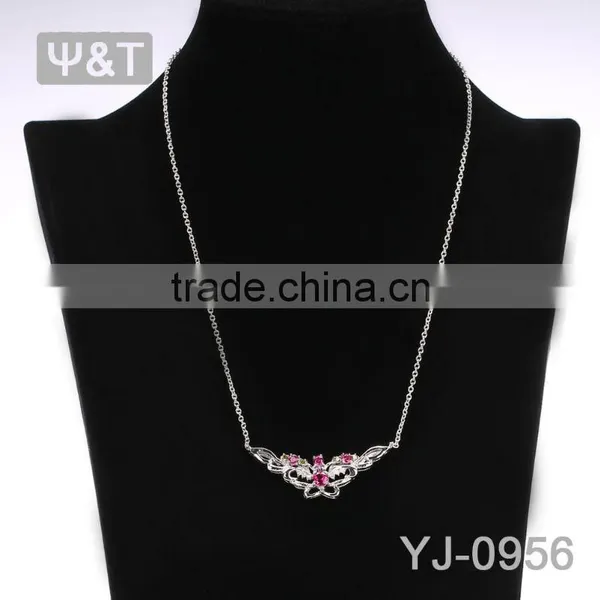 Fashion Crystal Design Necklace Engraved Bullet Dressed Bunnies Charms Jewelry Necklaces photo-4