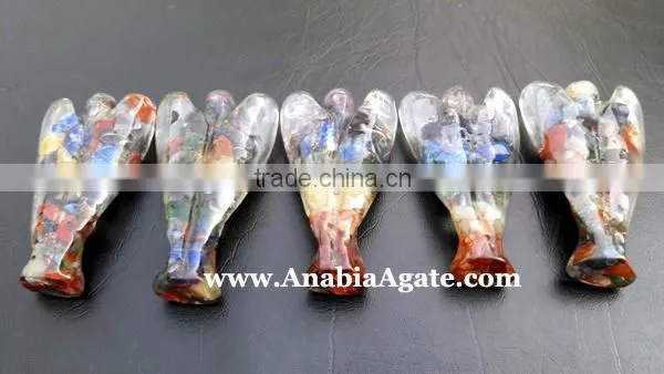 Orgone Angels : Wholesale Orgone Product From Anabia Agate : 3 Inch Orgone Angels