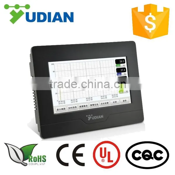 YUDIAN AI-37048 4 Channel Touch Screen Digital Thermometer Data Logger Ssr Output