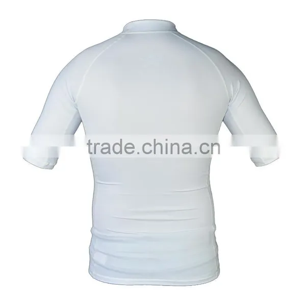 White Short Sleeve Rash Guard Amazon photo-4