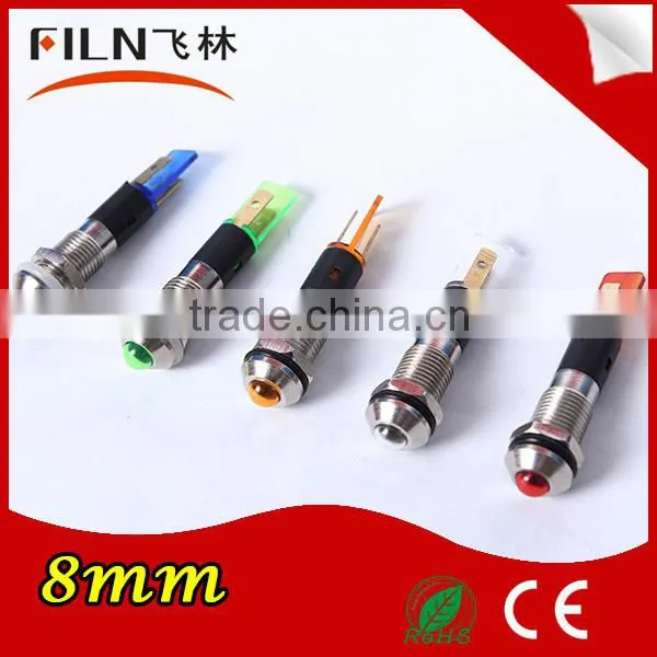 Filn 8mm LED Control Panel Indicator Light New Design Terminal