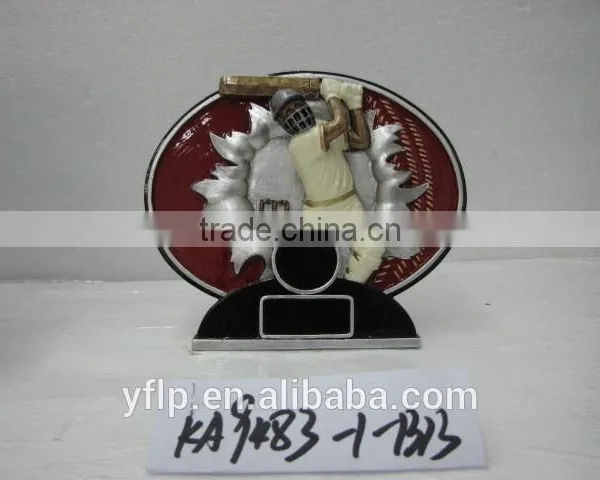 Baseball Player Hanging Plate