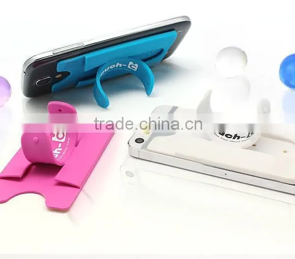 Wholesale China Gift Free Samples Silicone Card Holder Wallet photo-2
