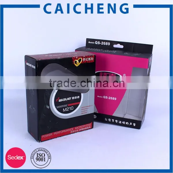 Professional Logo Printed Color Corrugated Box Price for Headphone photo-5