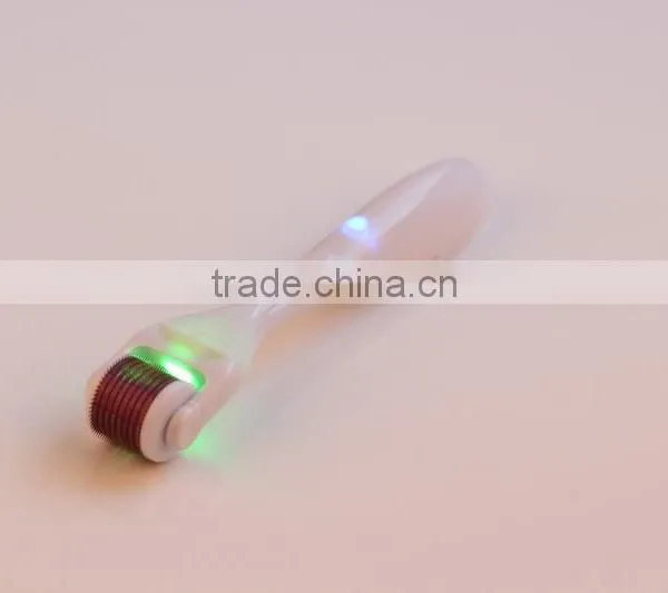 Multi-Color Led Vibration Massage Derma Roller With Replaceable Roller Tip photo-5