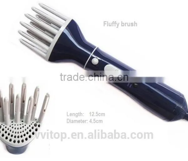 10 in 1 Mutiple Function Hair Curlers Brush Comb Straightener Dryer Concentrator-black photo-5