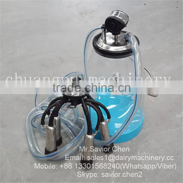 Transparent Milking Bucket Group For Milking Machine Bucket