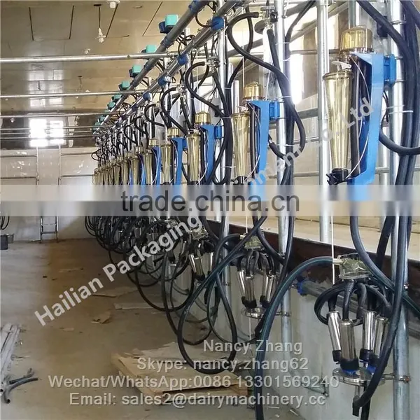 Dairy Automatic Milking Parlour System With Flow Milk Meter