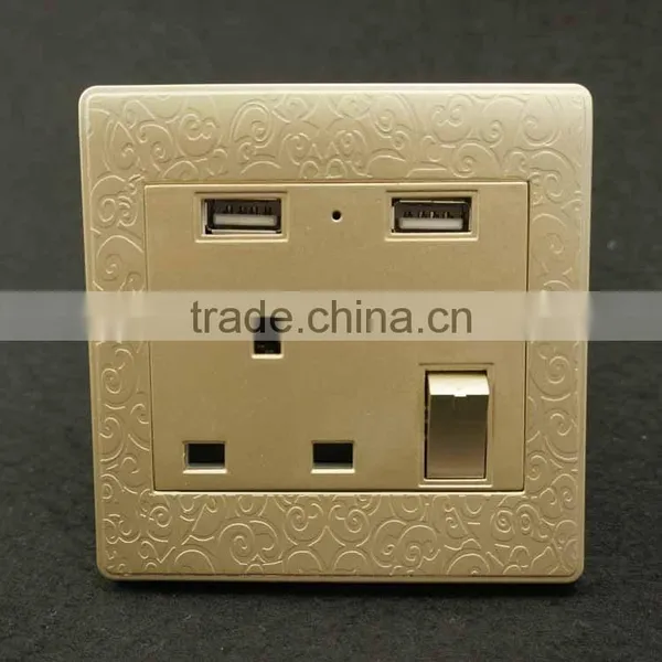Electric Wall Switch and Socket Outlet Usb Plug Wall Socket