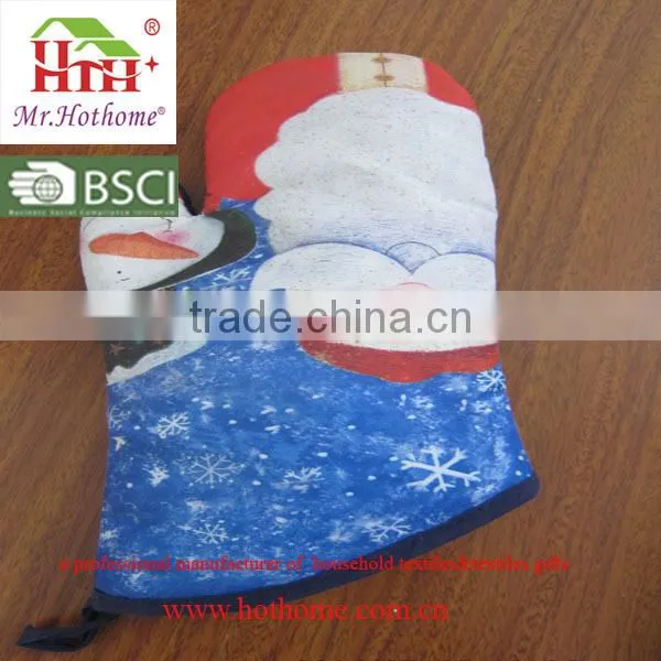 100% Cotton Machine Washable Heat Resistant Everyday Kitchen Basic Microwave Oven Mitt photo-2