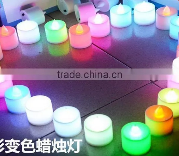 Huaming Colorful Electronic Flameless LED Wax Candle Light photo-3