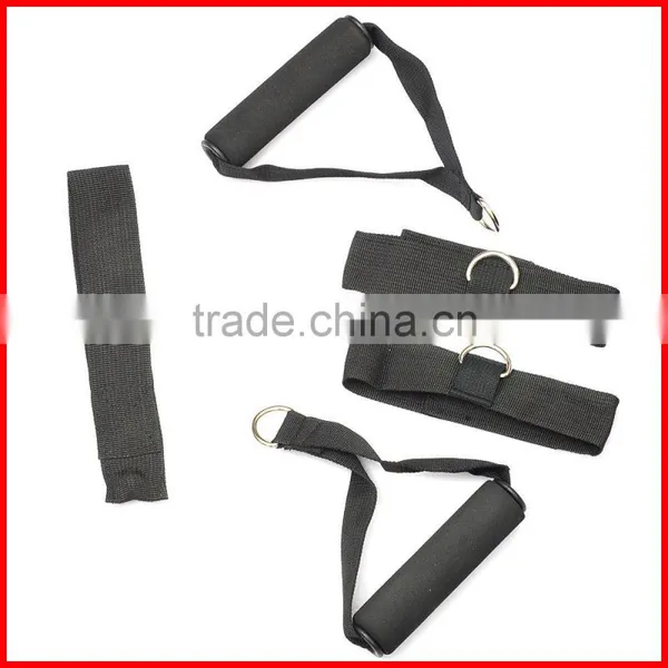 11 PCS Resistance Band Set Yoga Pilates Abs Exercise Fitness Tube Workout Bands photo-4