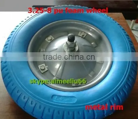 Wheelbarrow pu Foam Solid Tire 13x3.25-8 photo-2