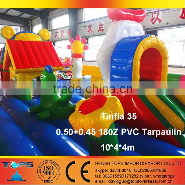 Inflatable Bouncer Happy Yellow Duck Tinfla 35 in PVC Tarpaulin Duck photo-5