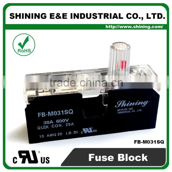 FB-M031SQ Equal To Bussmann 600V 30 Amp 1 Pole 10x38 Midget Fuse Box photo-5