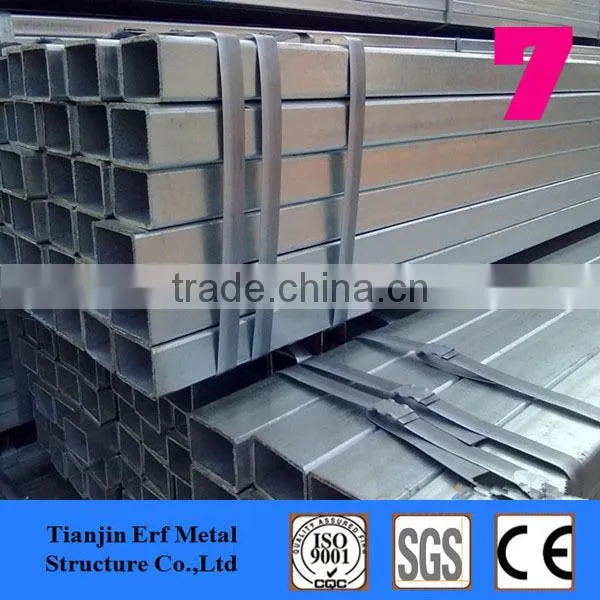 Hot Dip Galvanized Square Steel Tube/pipe photo-2