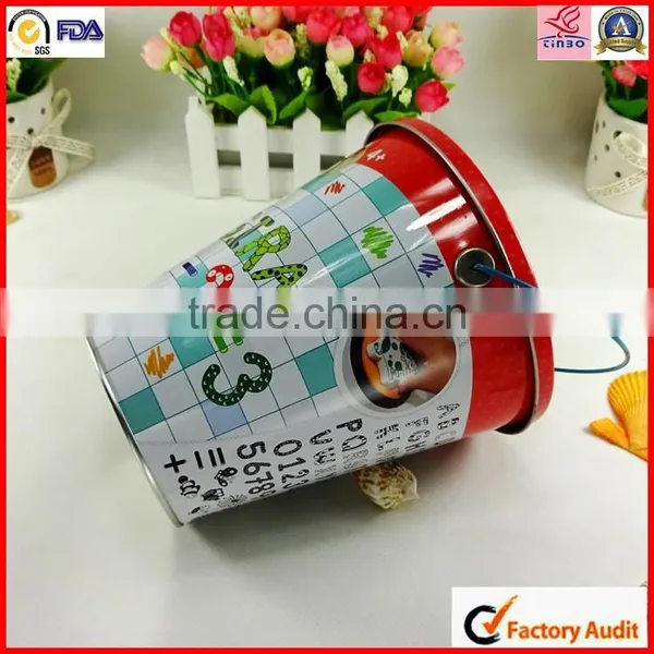 Wholesale Tin Metal Candy Pail With Handle photo-5