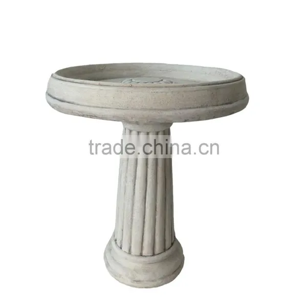 Cement Outdoor Handmade Garden Bird Bath Hot Sale photo-2