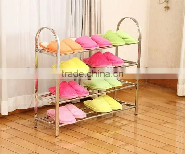 5 Tiers Stainless Steel Square Tube Shoes Storage Orginaze photo-2