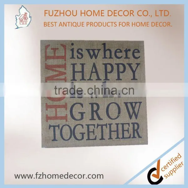 2017 Classical Linen Printing Wooden Wall Frame With Good Quanlity for Decorative photo-5