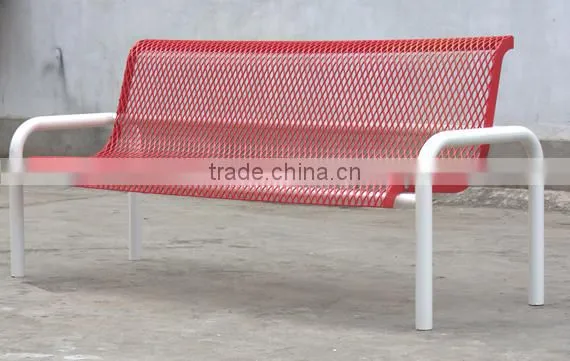 Steel Metal Modern Commercial Seating Benches photo-3