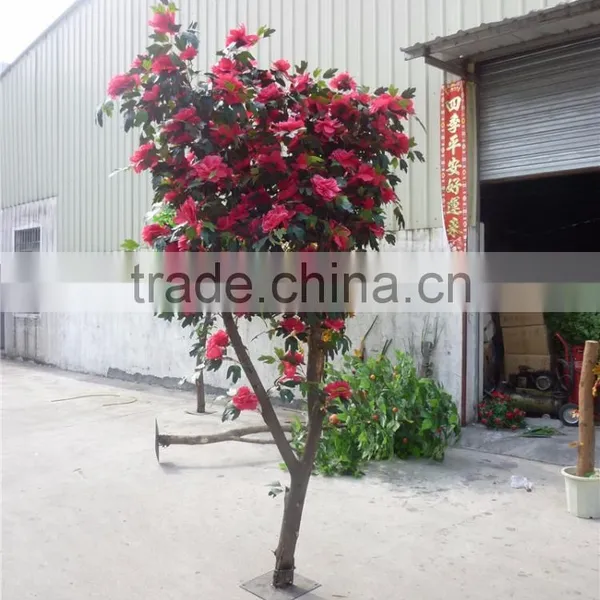 Indoor Artificial Decoration 2-5 m H Fake Flower Potted Bonsai Plant LGH15-06 photo-4