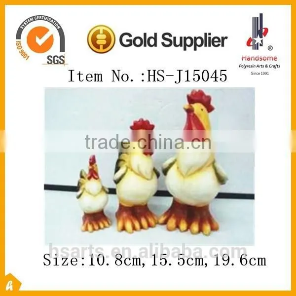 Natural Ceramic Hand-painted Hen Desktop Ornaments for Home Decoration photo-3