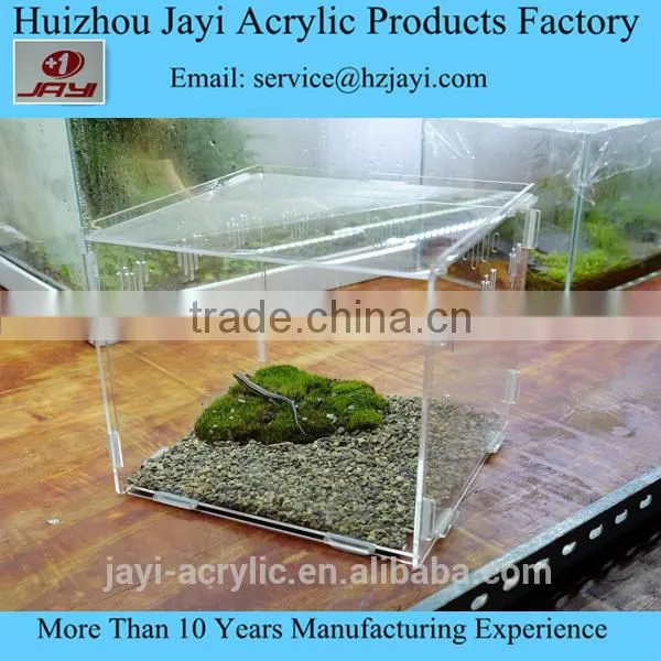 Wholesale Customize Clear Plastic Plexiglass Pet House Crab Tank Turtle Breeding Cage Reptiles Tank
