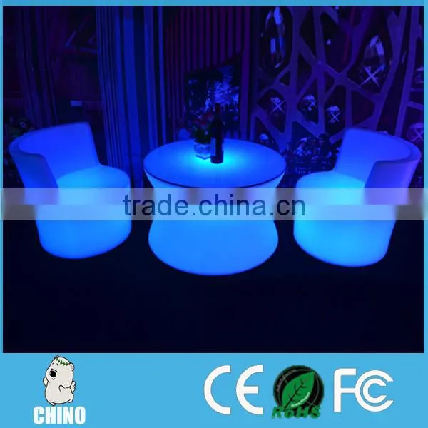 Glow Lighting Arm Chair Lounge Room Chair photo-3