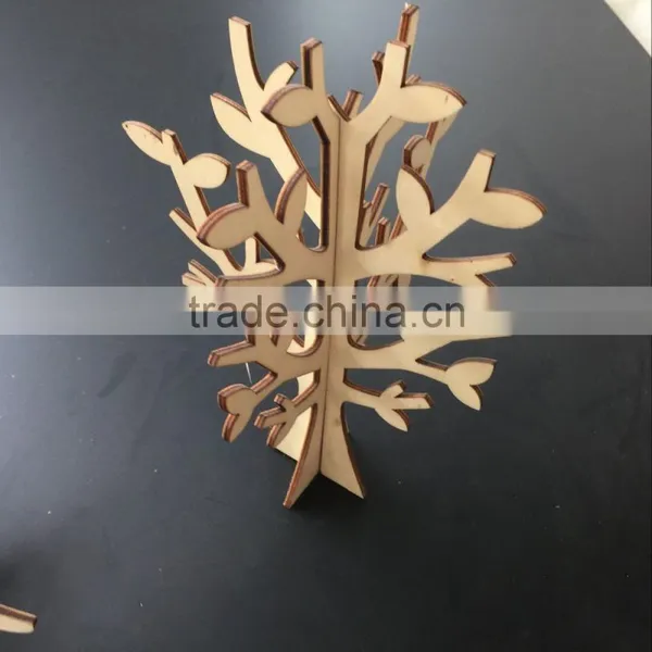 Creative Hollow Carving Christmas Wooden Christmas Tree For Decoration photo-5