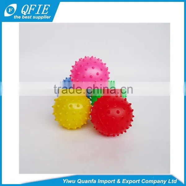 Eco-friednly and Non-toxic PVC 10cm Soft Sensory Massage Ball Toy for Children photo-5